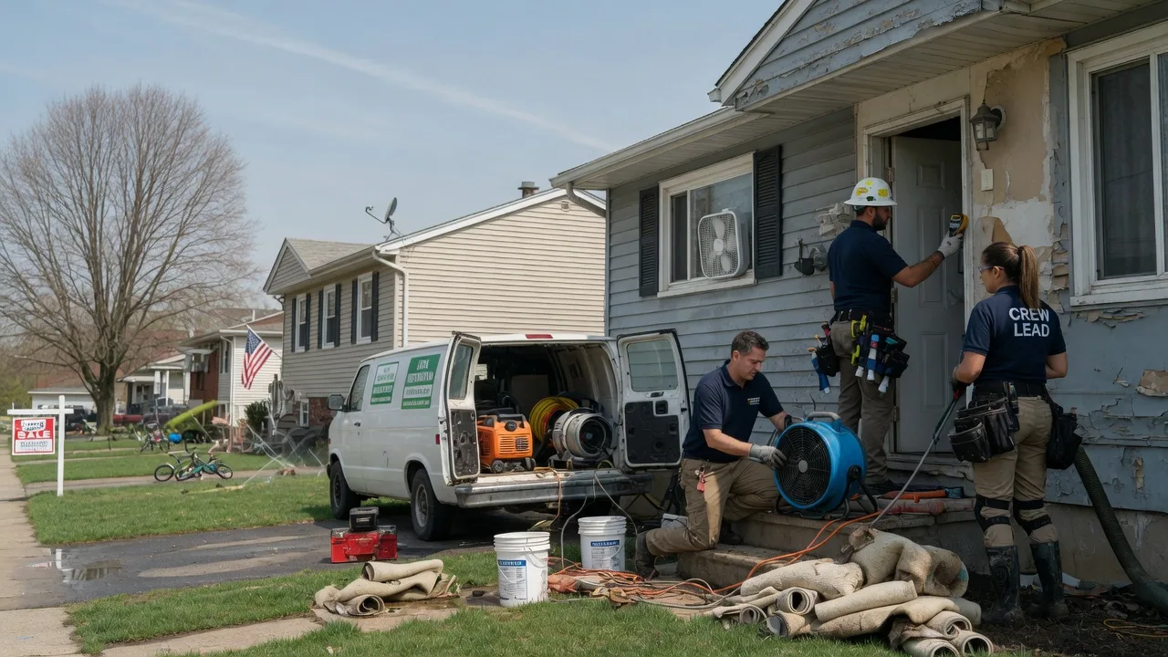 Flood Cleanup in Farmington, IL near me